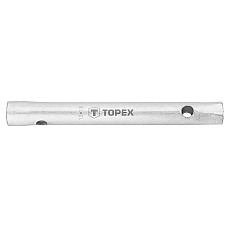 Ключ торцевой TOPEX, трубчатый, двухсторонний, 130мм, 12х13мм