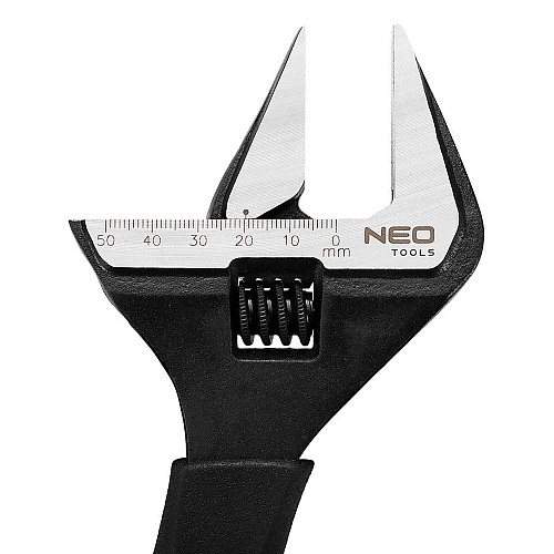 Ключ розвідний Neo Tools, кований, CrV, 250мм, робочий діапазон 0-50мм