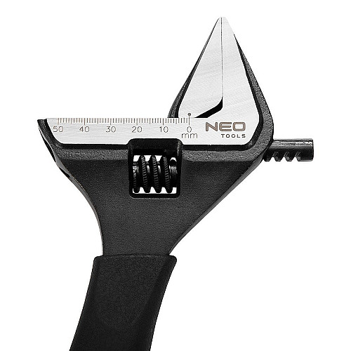 Ключ розвідний Neo Tools, кований, CrV, 250мм, робочий діапазон 0-50мм