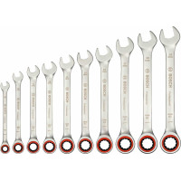 Ключі комбіновані Bosch Professional, 6-19мм, набір 10шт