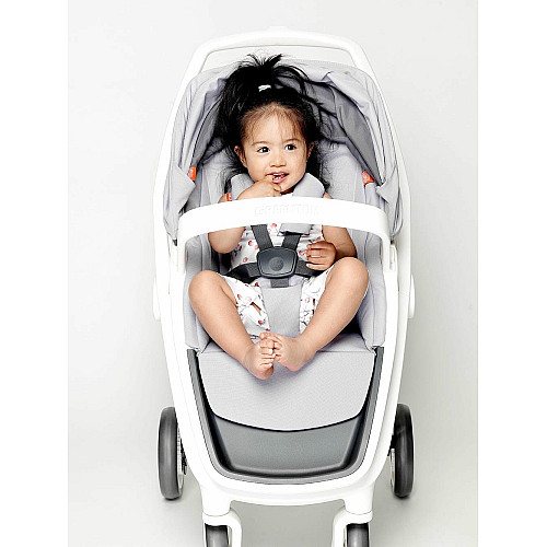 Прогулянкова коляска Greentom Classic Grey-White