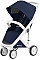 Прогулянкова коляска Greentom Classic Blue-White
