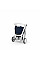 Прогулянкова коляска Greentom Classic Blue-White