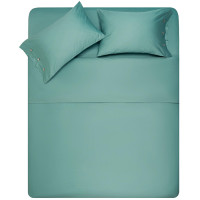КПБ 1.5сп ARDESTO Mix&Match, пододеяльник 160х220см, простыня 180x240см, наволочки (2) 50х70см, 100% хлопок, сатин, зеленый