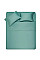 КПБ 1.5сп ARDESTO Mix&Match, пододеяльник 160х220см, простыня 180x240см, наволочки (2) 50х70см, 100% хлопок, сатин, зеленый
