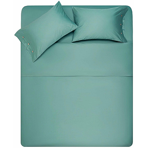КПБ 2.0сп ARDESTO Mix&Match, пододеяльник 200х220см, простыня 240x260см, наволочки (2) 50х70см, 100% хлопок, сатин, зеленый