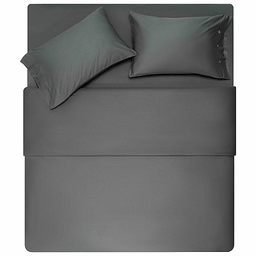 КПБ 2.0сп ARDESTO Mix&Match, пододеяльник 200х220см, простыня 240х260см, наволочки (2) 50х70см, 100% хлопок, сатин, серый