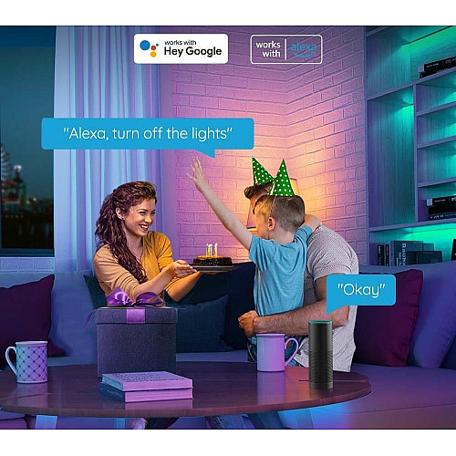 Лента светодиодная умная Govee H611 LED Strip Lights, 10м, RGB, WI-FI/Bluetooth, белый