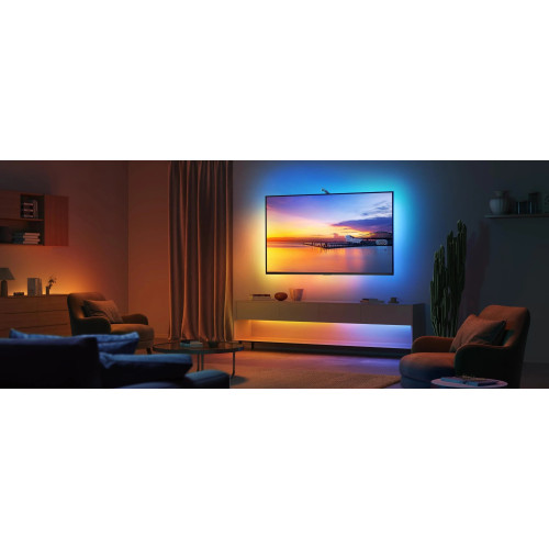 Набір адаптивного підсвічування Govee H6099 TV Backlight 3 Lite 75-85', RGBIC, WI-FI/Bluetooth, чорний