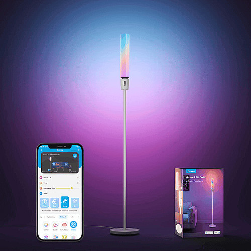 Торшер розумний Govee H6078, 1500Lm, RGBICW, WI-FI/Bluetooth, білий