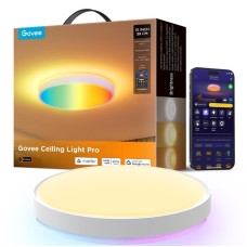 Потолочний світильник Govee 38cm Smart Ceiling Light Pro, RGBICWW, WI-FI/Bluetooth, білий