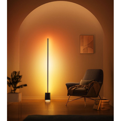 Торшер розумний Govee H6079, 1500Lm, RGBICW, with speaker, WI-FI/Bluetooth, чорний