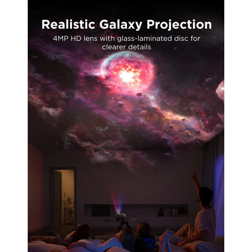 Зірковий проектор Govee H609D Galaxy Light Projector 2 Pro, RGB, WI-FI/Bluetooth, чорний