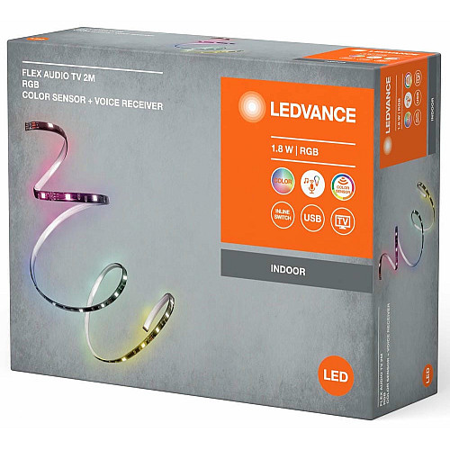 Стрічка світлодіодна LEDVANCE FLEX AUDIO TV 1,8W, 2M RGB COLORSEN USB