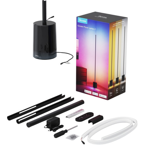 Торшер розумний Govee H607C Floor Lamp 2, 1725Lm, RGBICWW, WI-FI/Bluetooth, чорний