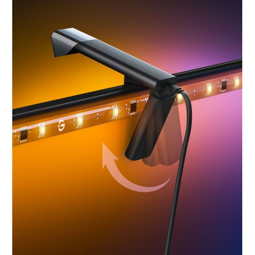 Набір адаптивного підсвічування Govee H6099 TV Backlight 3 Lite 75-85', RGBIC, WI-FI/Bluetooth, чорний