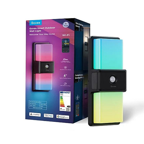 Світильник Govee H7078 Smart Outdoor Wall light, RGBICWW, IP65, WI-FI/Bluetooth, білий