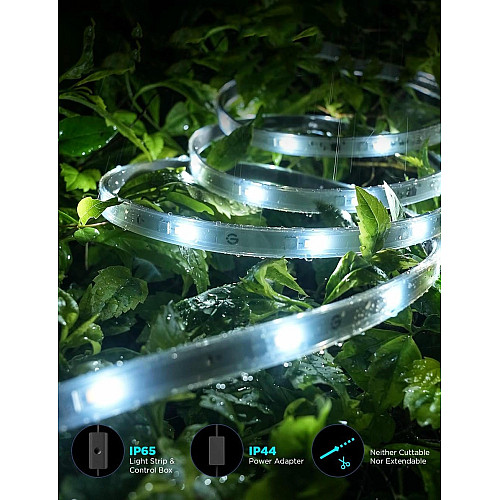 Лента светодиодная умная Govee H70A1 Phantasy Outdoor LED, 10м, RGBICWW, WI-FI/Bluetooth, белый