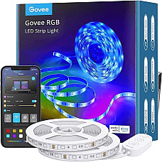 Стрічка світлодіодна розумна Govee H611 LED Strip Lights, 10м, RGB, WI-FI/Bluetooth, білий