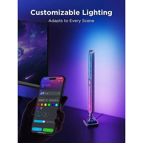 Набір адаптивного підсвічування Govee H6048 Govee Gaming Light Bars Pro, RGBIC, WI-FI/Bluetooth, чорний