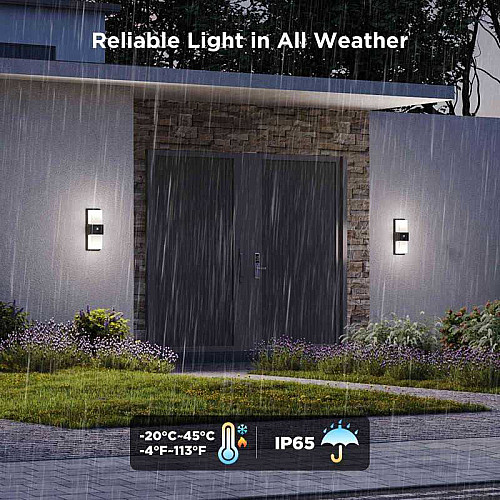 Світильник Govee H7078 Smart Outdoor Wall light, RGBICWW, IP65, WI-FI/Bluetooth, білий
