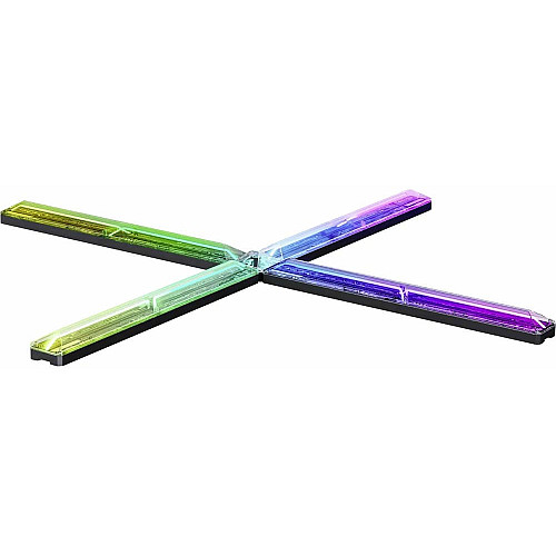 Набір настінних світильників Govee H6063 Gaming Wall light Evangelion, 4шт, RGBIC, WI-FI/Bluetooth, фіолетовий