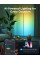 Торшер розумний Govee H8076 Govee Floor Lamp lite, 1000Lm, RGBWW+RGBIC+WW, WI-FI/Bluetooth, чорний