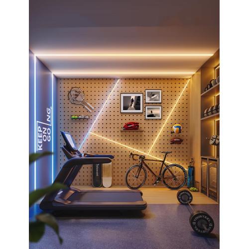 Стрічка світлодіодна розумна Govee H61E5 COB Strip Light Pro, 3м, RGBIC+W, WI-FI/Bluetooth, білий