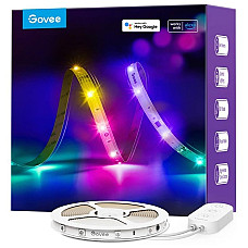 Стрічка світлодіодна розумна Govee H618С LED Strip Ligh, 10м, RGBIC, WI-FI/Bluetooth, білий
