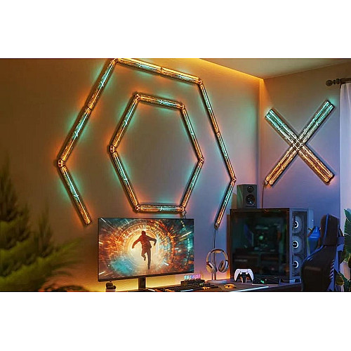 Набор настенных светильников Govee H1063 Gaming Wall light Expansion Kit, 2шт, RGBIC, WI-FI/Bluetooth, фиолетовый