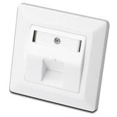 Настінна розетка 2E CАТ 6 FTP, 1xRJ45, 8P8C, для прихованої проводки