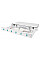 Оптична панель DIGITUS 19' 1U, 6xLC duplex, incl, Splice Cass, OM3 Color Pigtails, Adapter
