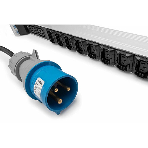 Устройство распределения электропитания DIGITUS 0U, 24xC13, 4xC19, 32A, 250V, вилка IEC 60309