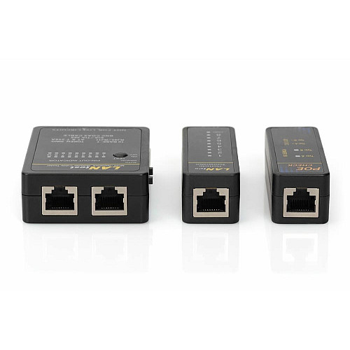 Тестер DIGITUS для мережевих кабелів, RJ45 & BNC