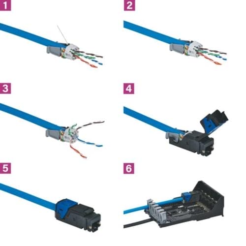 Модуль Legrand  Keystone САТ 5e RJ45, UTP, в упаковці 6 штук