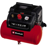 Компресор повітряний Einhell TC-AC 190/6/8 OF безолійний, 1200Вт, 6л, 190л/хв, 8бар, 8.9кг