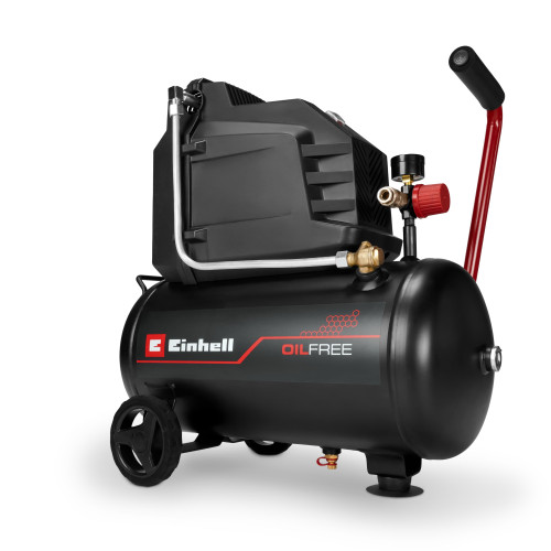 Компресор повітряний Einhell TC-AC 190/24/8 I OF, безолійний, 21500Вт, 25л, 190л/хв, 8бар, 20.78кг
