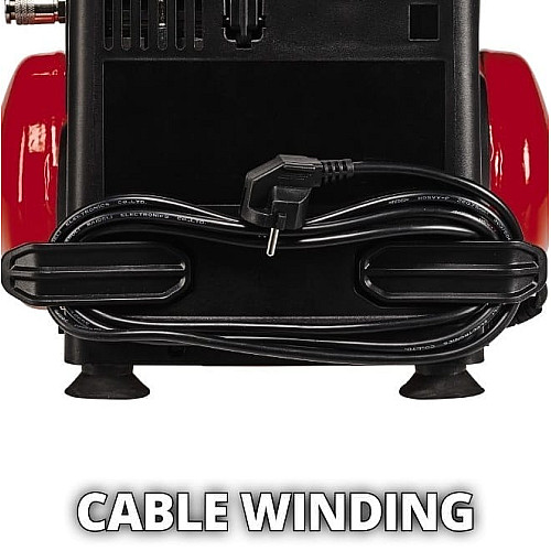 Компрессор воздушный Einhell TC-AC 190/6/8 OF безмасляный, 1200Вт, 6л, 190л/мин, 8бар, 8.9кг