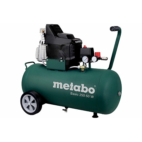 Компрессор воздушный Metabo Basic 250-50 W, 1500Вт, 50л, 110л/мин, 8бар.