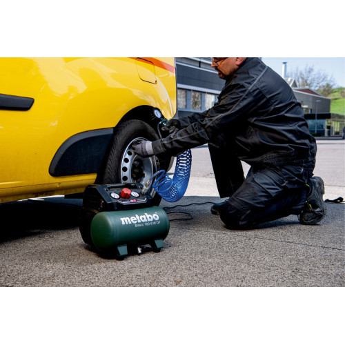 Компресор повітряний Metabo BASIC 160-6 W OF безолійний, 900Вт, 6л, 160л/хв, 8бар, 8.4кг