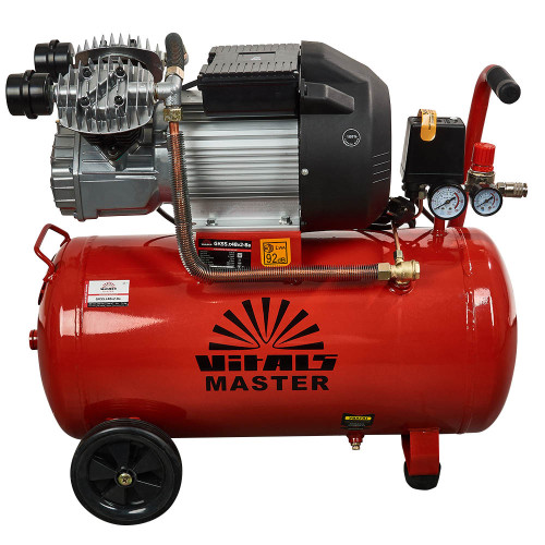 Компресор повітряний Vitals Master GK55.t48v2-8a, 2200Вт, 50л, 3800л/хв, 8бар, 37.3кг
