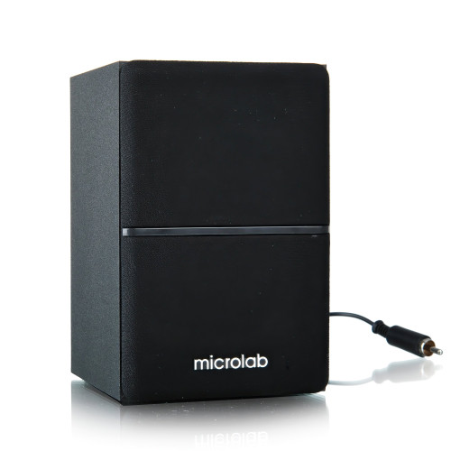 Акустична система MICROLAB M-106 2.1, 10W, mini-jack, чорний