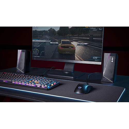 Акустична система Trust GXT 609 Zoxa 2.0, USB/AUX, RGB, чорний