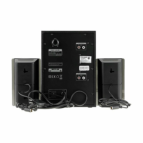 Акустична система MICROLAB M-500U 2.1, 40W, mini-jack/USB/SD, пк, чорний