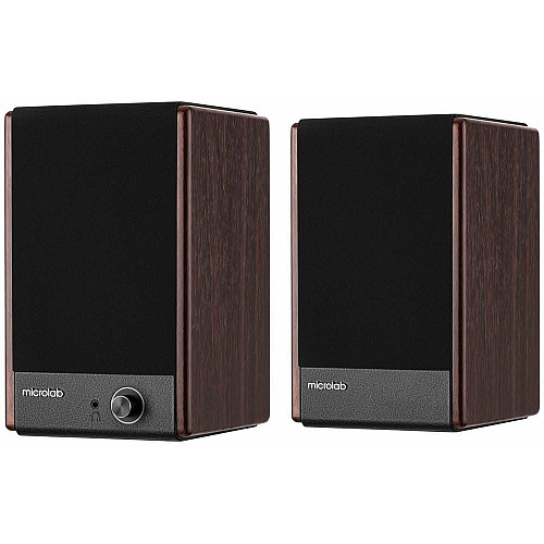 Акустична система MICROLAB SOLO 4 2.0, 60w, mini-jack/, коричневий