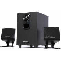 Акустическая система MICROLAB M-108 2.1, 11W, mini-jack, черный