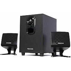 Акустична система MICROLAB M-108 2.1, 11W, mini-jack, чорний