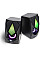 Акустична система MICROLAB B-25 2.0, USB, LED, чорний