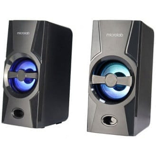 Акустична система MICROLAB B-15 2.0, USB, mini-jack, чорний