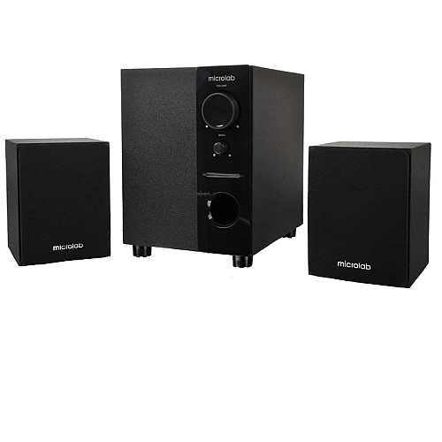 Акустична система MICROLAB M-109 2.1, 10W, mini-jack, чорний